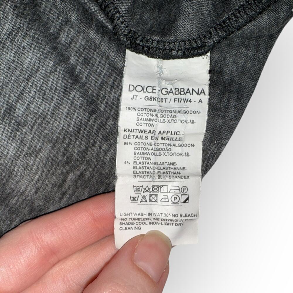 Dolce & Gabbana DG King Cotton T-Shirt - Picture 6 of 6